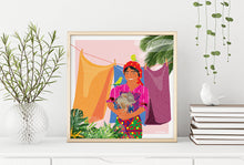 Load image into Gallery viewer, Guna Yala Girl &amp; Peccary - Daniel Dittmar
