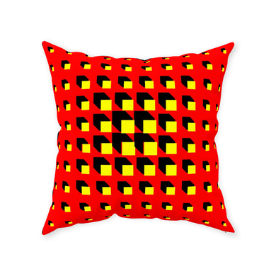 Red Throw Pillow - Daniel Dittmar