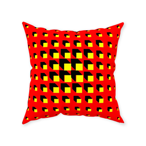 Red Throw Pillow - Daniel Dittmar