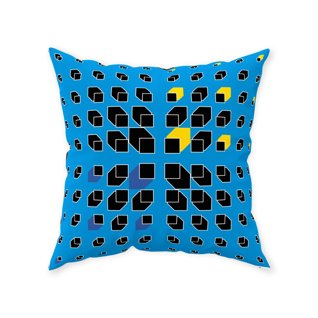 Blue Throw Pillow - Daniel Dittmar